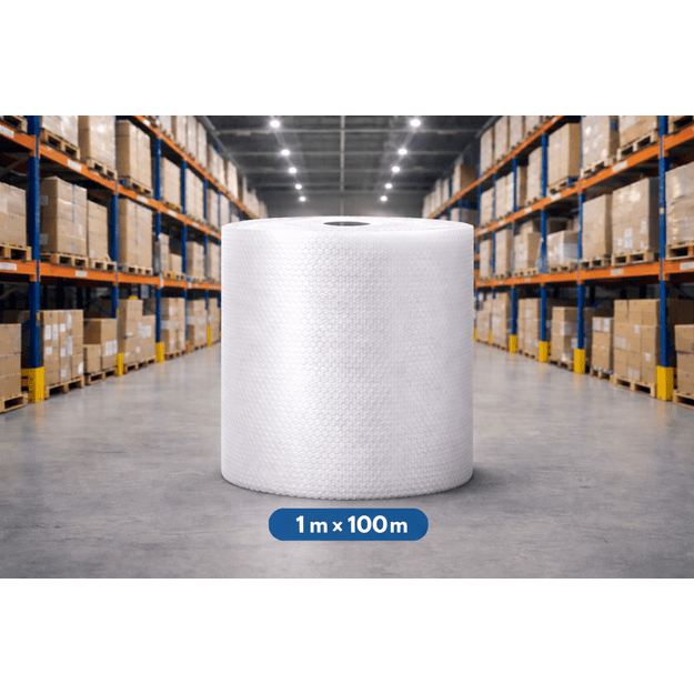 Burbulinė plėvelė 1m/100m rulonas