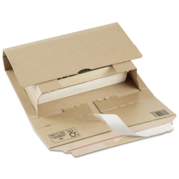 Master'in Expert pakuotė siuntiniams, 355 x 320 x 15-100 mm, ruda 1