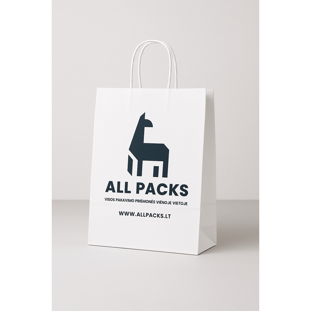 Kraft maišeliai, balti