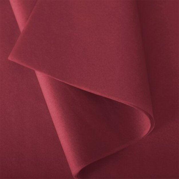 Šilkinis popierius, Rouge Brique 152; 50x75 cm, 18 g/m²