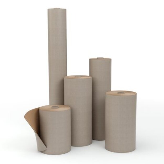 Dvisluoksnis gofruotas kartonas  150cmx100m, 180g/m² 1