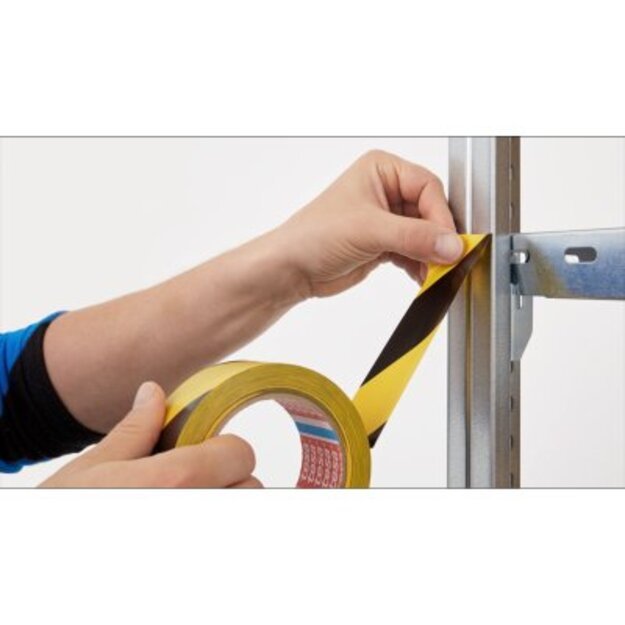 Žymėjimo lipni juosta Tesa ® 50mmx33m geltona/juoda 1