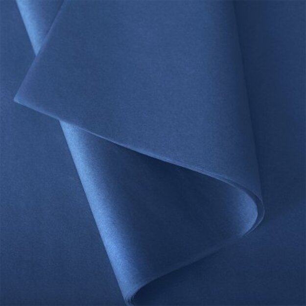 Šilkinis popierius, Bleu Marine 183; 50x75 cm, 18 g/m²