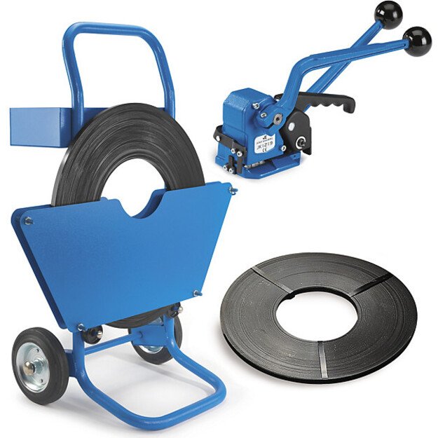 Vežimėlis SD32, juostinių plieninių surišimo juostų dozatorius 2