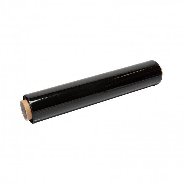 Pakavimo plėvelė 450mm/17mik/200m juoda rankinė 1