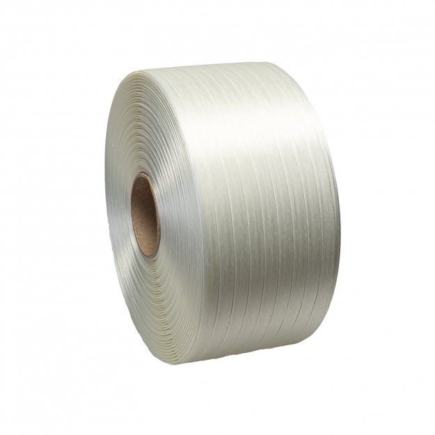 Poliesterinė PET tekstilinė rišimo juosta (WG60) 19mmx600m 1