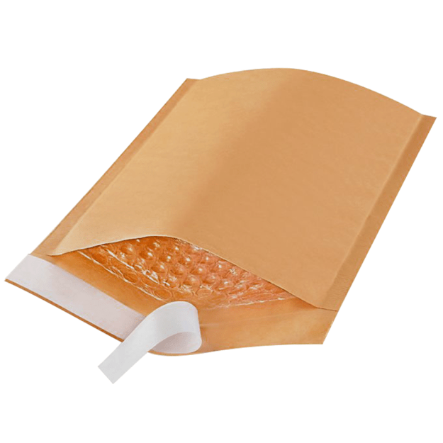 Kurjeriniai LDPE vokai su burbuline plėvele 24x27.5cm (rudi) E/15 - 100vnt 2